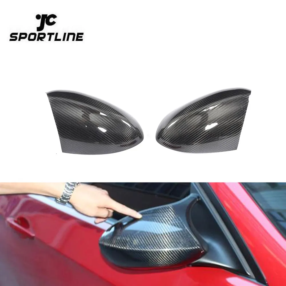 

Carbon Door Rear View Mirror Caps Cover For BMW E92 M3