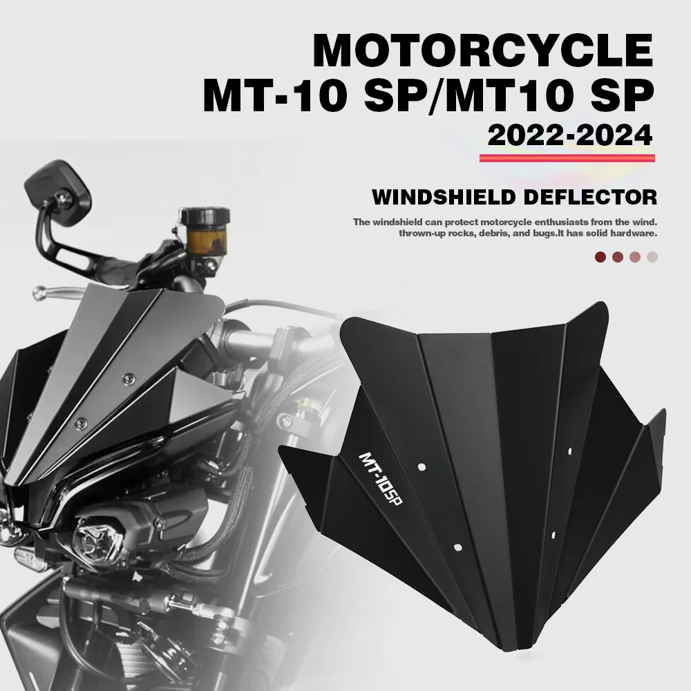 

Motorcycle For Yamaha MT-10 SP/MT10 SP 2022-2023-2024 Accessories Windshield Fairing Wind Screen Decorate Deflector Aluminum