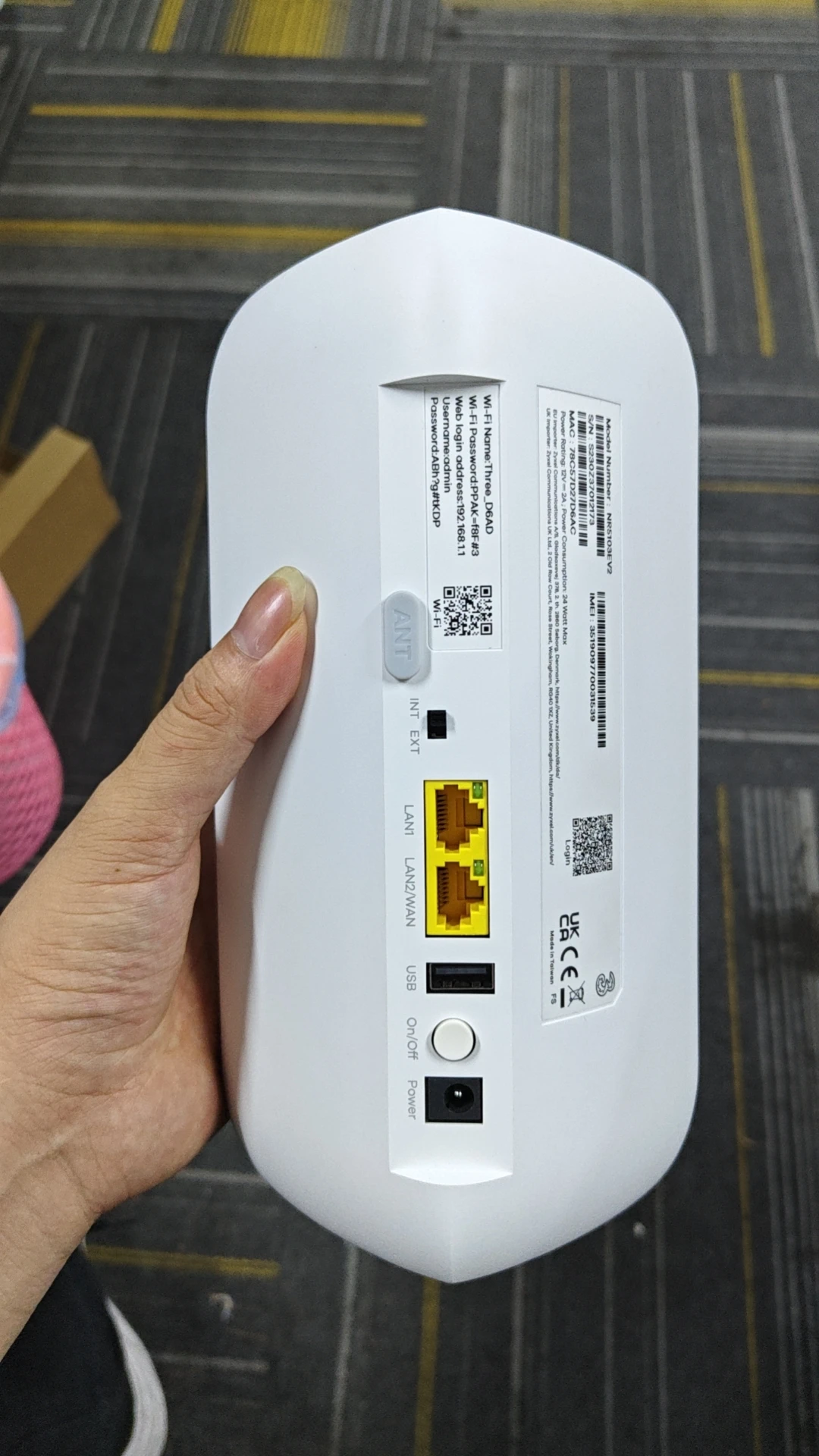 ZYXEL-enrutador CPE para interiores NR5103EV2, enrutador de 4,7 Gbps, WiFi6, 4G, LTE, Cat19, tarjeta Sim, 5G, WiFi, CPE, PK NR5103 y NR5103E, nuevo y desbloqueado