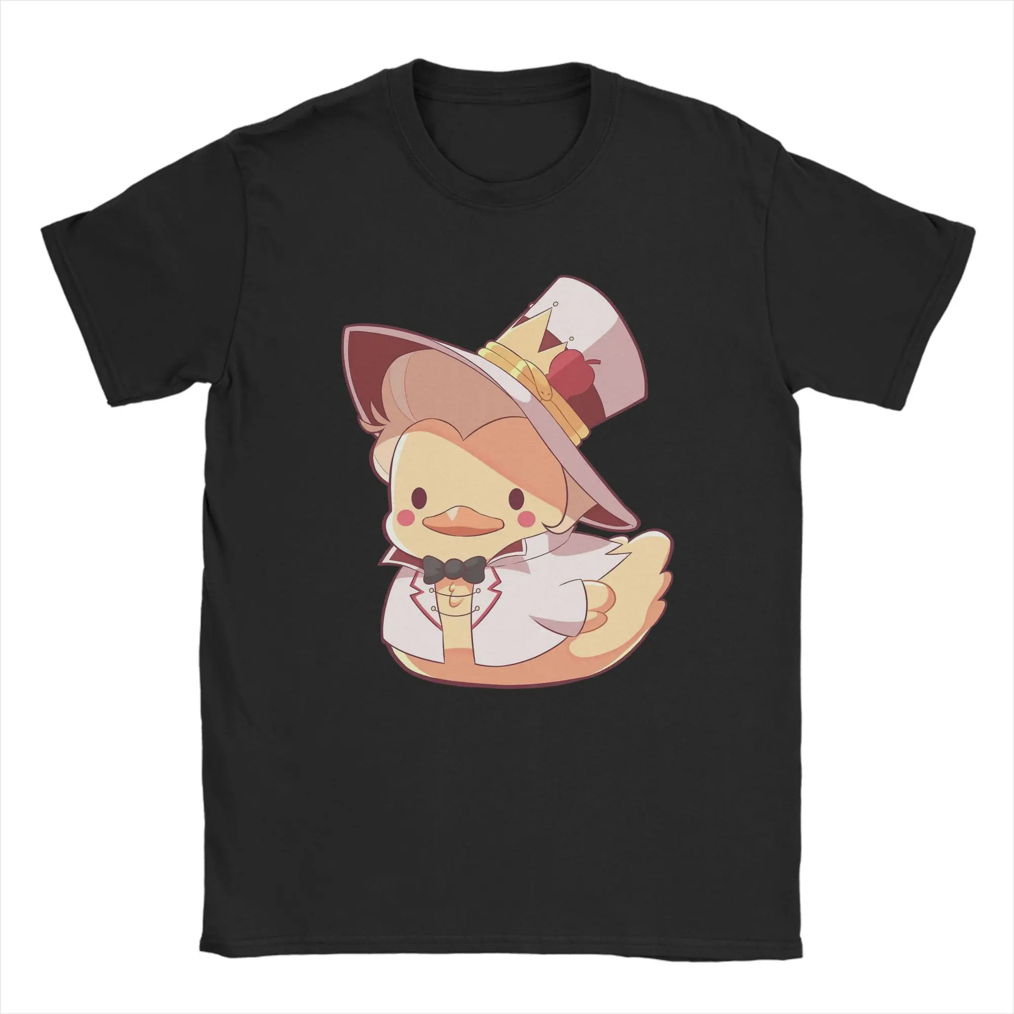 

Утенок Люцифер Hazbined Hoteled футболка мужская новинка хлопковая футболка с круглым вырезом футболки с короткими рукавами 6XL одежда