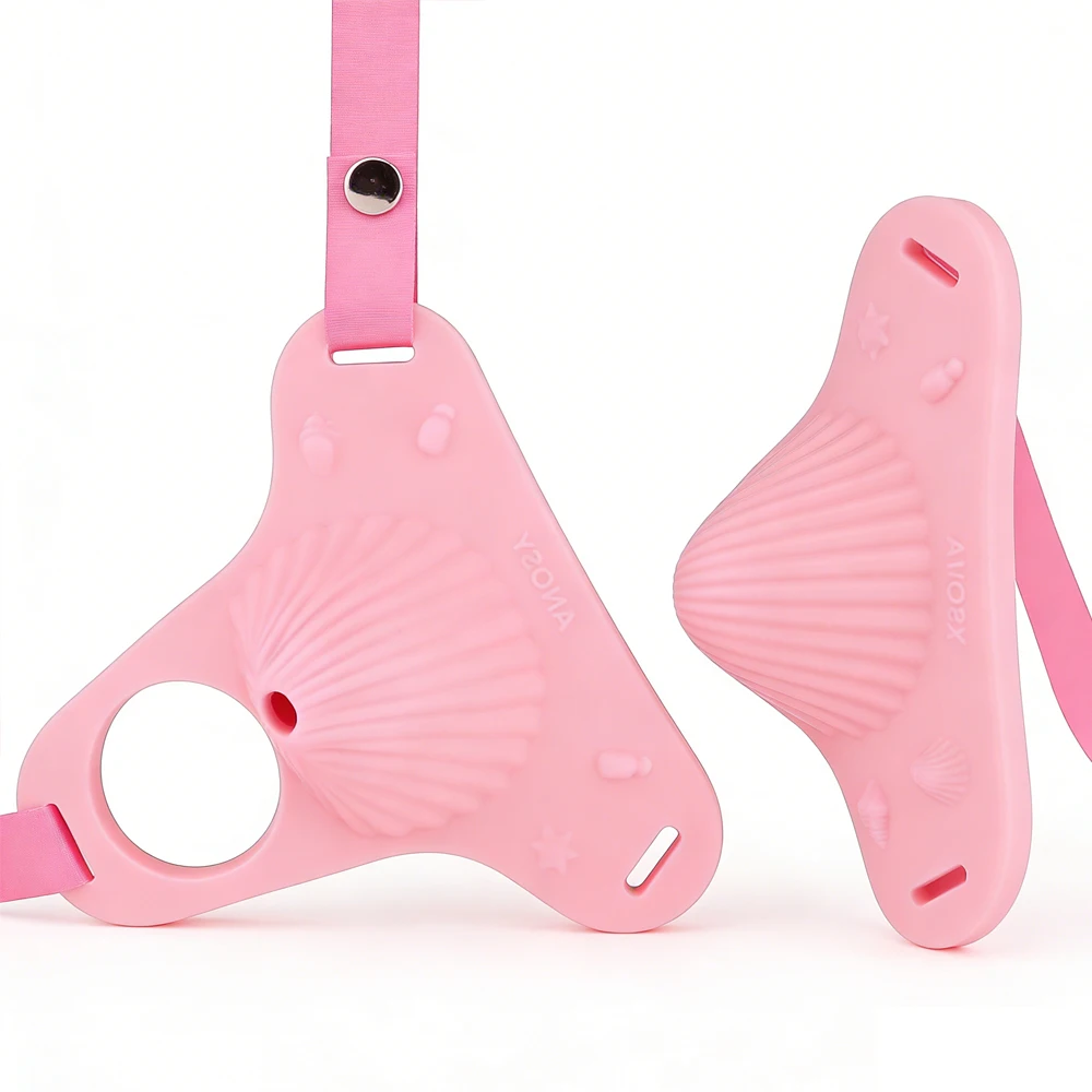 ANOSX Feminine Penis Cages Shell Shape Erotic Urethra Lock Silicone Chastity Cage  With Belt Urethra Hole Feminization Sex Toys