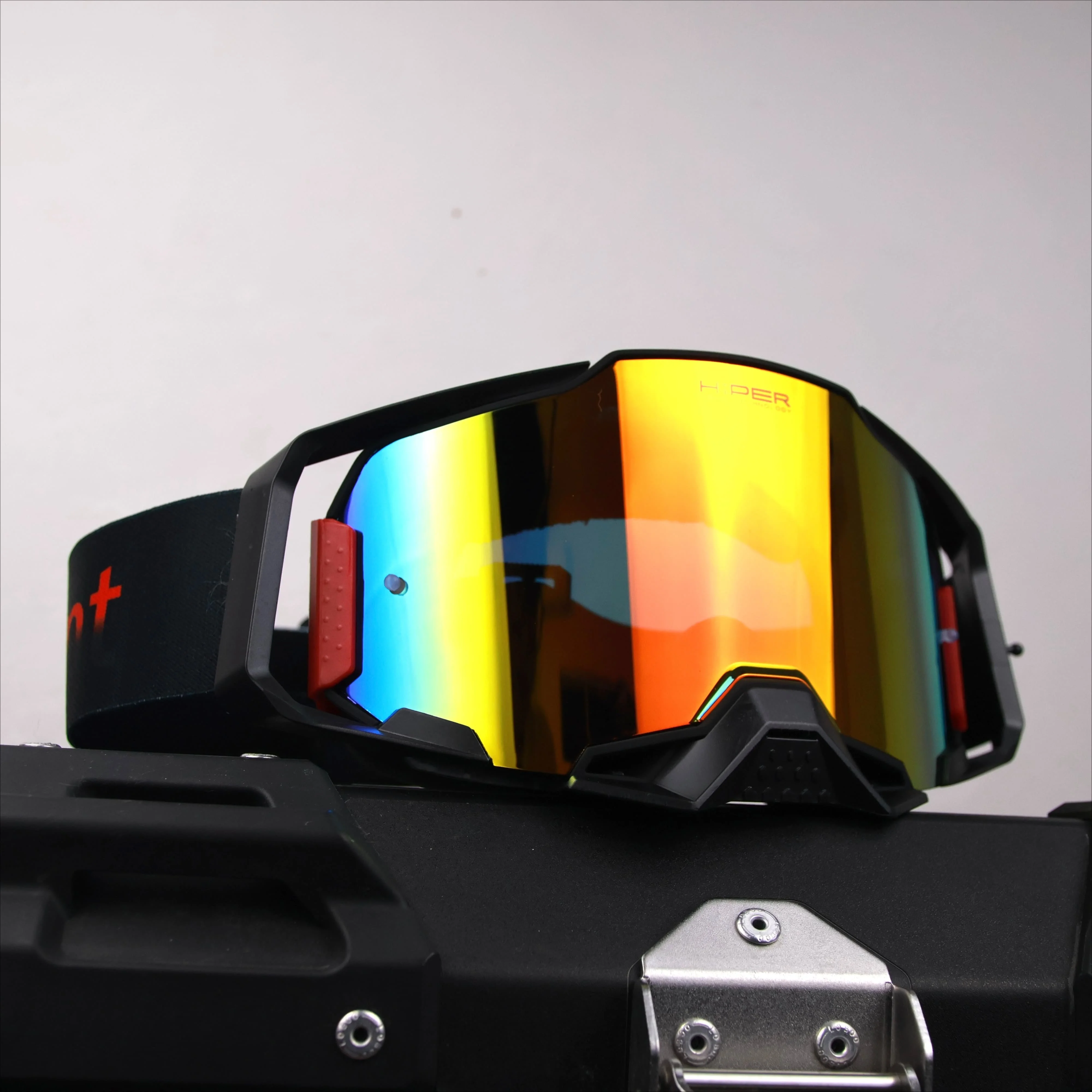 1 Pcs Multi-Color Quick-Release Lens Moto Goggles - Anti-Fog, Off-Road ATV MX, Helmet-Compatible for Western Riders