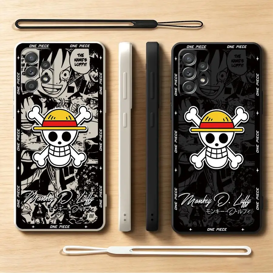 Phone Cover Case for Samsung Galaxy A24 A27 A52 A36 A26 A35 A13 A14 A16 A17 A12 A34 A51 A15 One Pieces Pixel Art