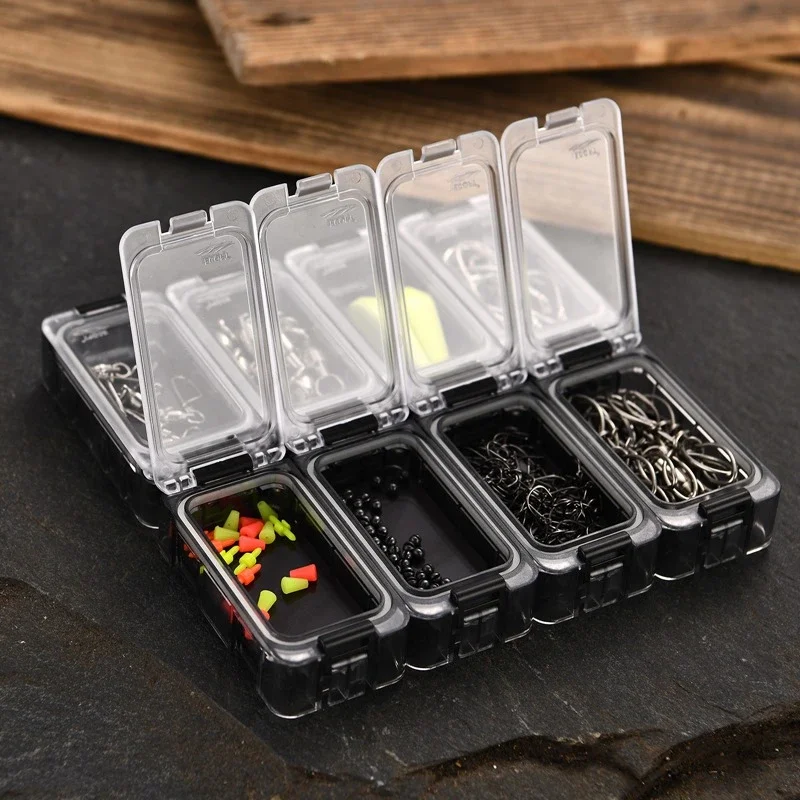 

Fishing Accessories Storage Box Waterproof Sealed Bait Box Luminous Design Splice Type Fishing Tackle Box for Isofishing