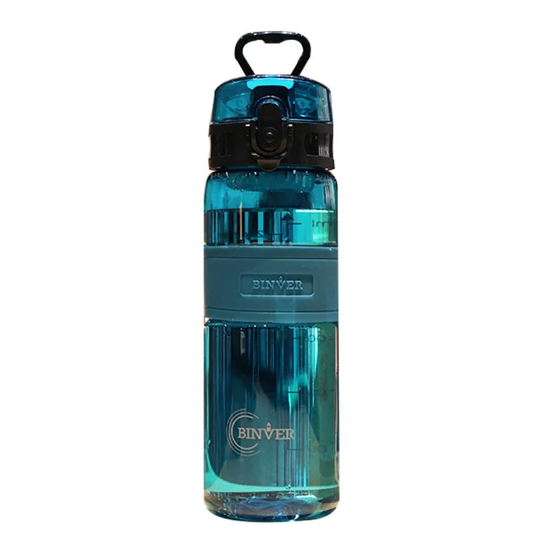 500ml Sports Water Bottle Portable Leak-proof Plastic Drinkware With Tea Filter Tour Gym Outdoor Sports Cup BPA Free