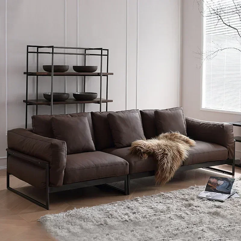 modern minimalist luxury apartment Nordic designer  first layer cowhide