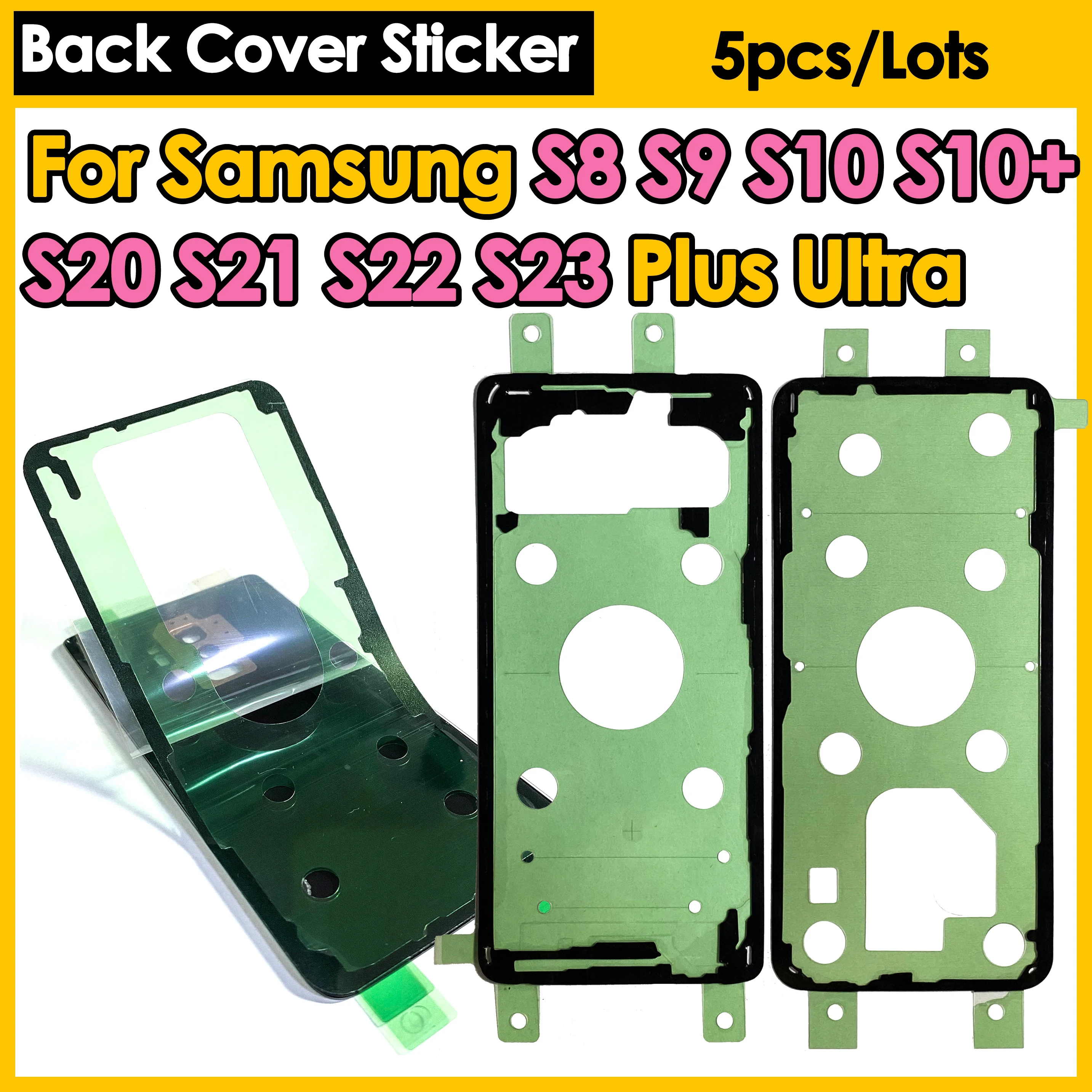 2Pcs Back Battery C… - image