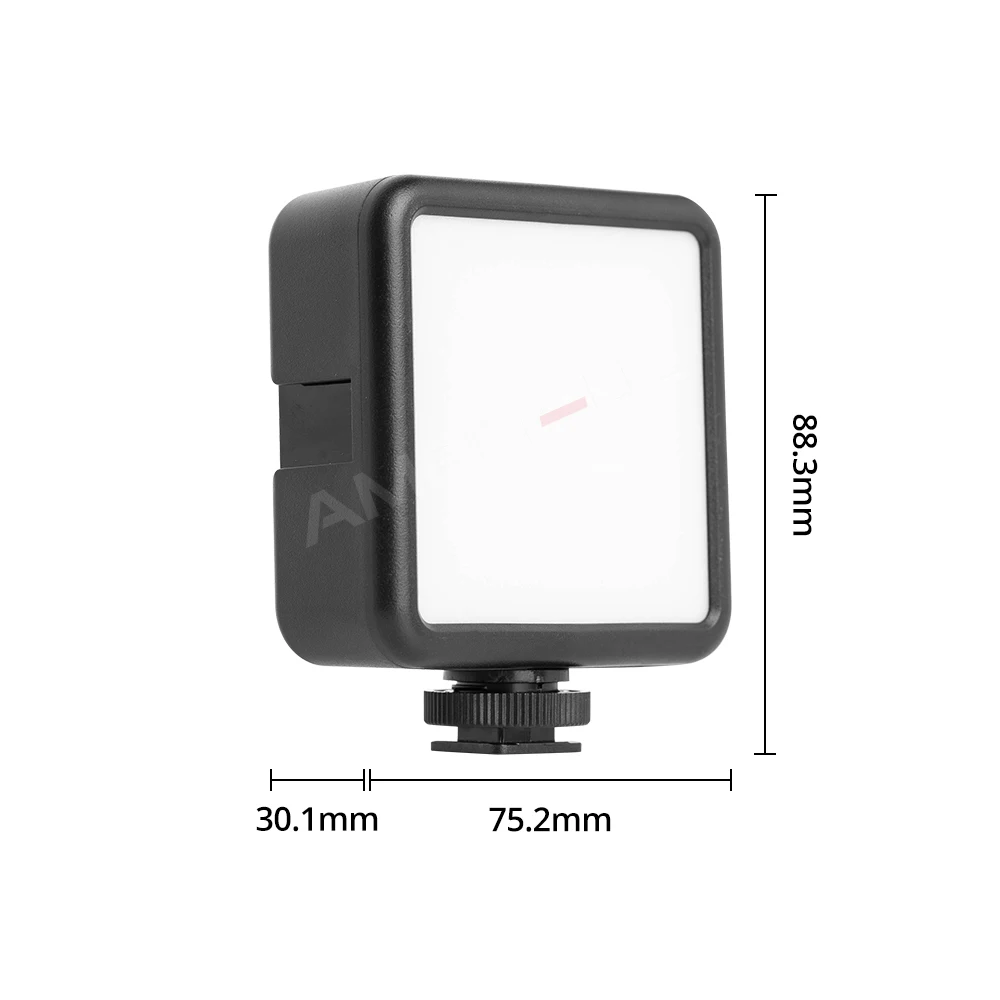 Ambitful RGB Video Lights Mini LED Camera Light 1800mAh Rechargable LED Panel Lamp Photo Video Lighting for Youtube Tik tok