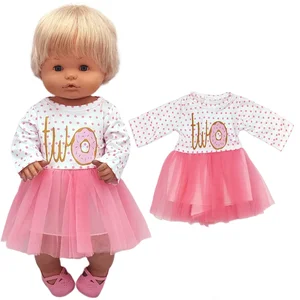 ملابس دمية Nenuco & Nenuco ، 17 بوصة ، فستان دمية أطفال زهرة زرقاء ، ملابس ألعاب ، 40 سم أفضل 9 ملابس Nenuco مبيعا - رقم 5