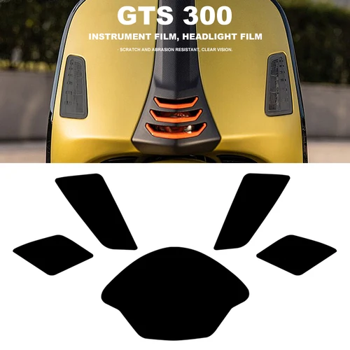 Imagen 1 del producto Medidor de faro trasero para motocicleta, luz antiniebla, señal de giro, película de protección de TPU, para VESPA GTS300 gts300 GTS 300 2023 2024, nuevo