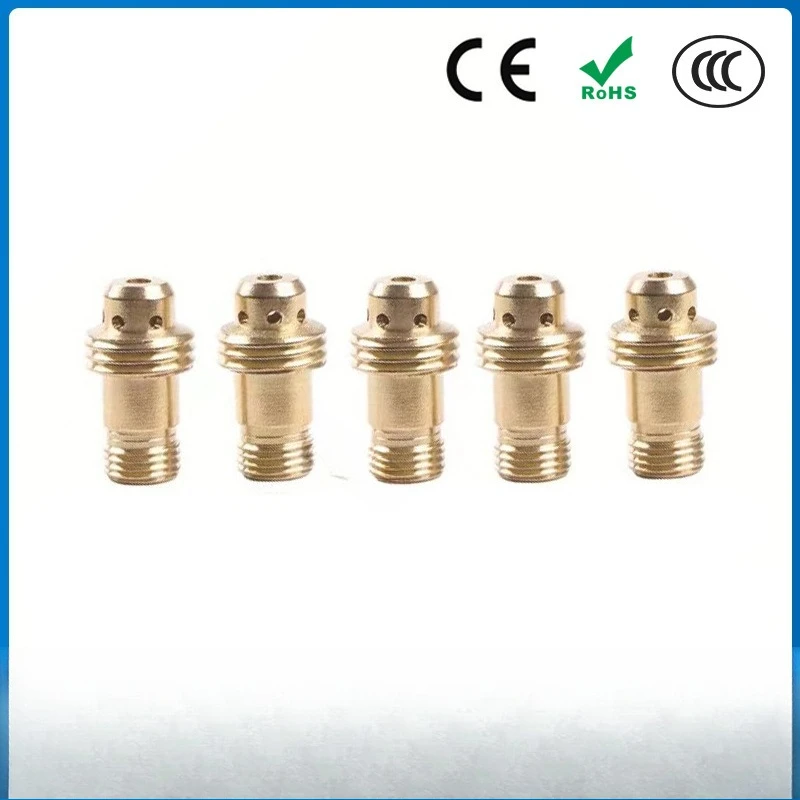 

QQ150A TIG Torch Guide & Connector Set, 5PCS Electrode Holder & Gas Flow Parts, Welding Accessories