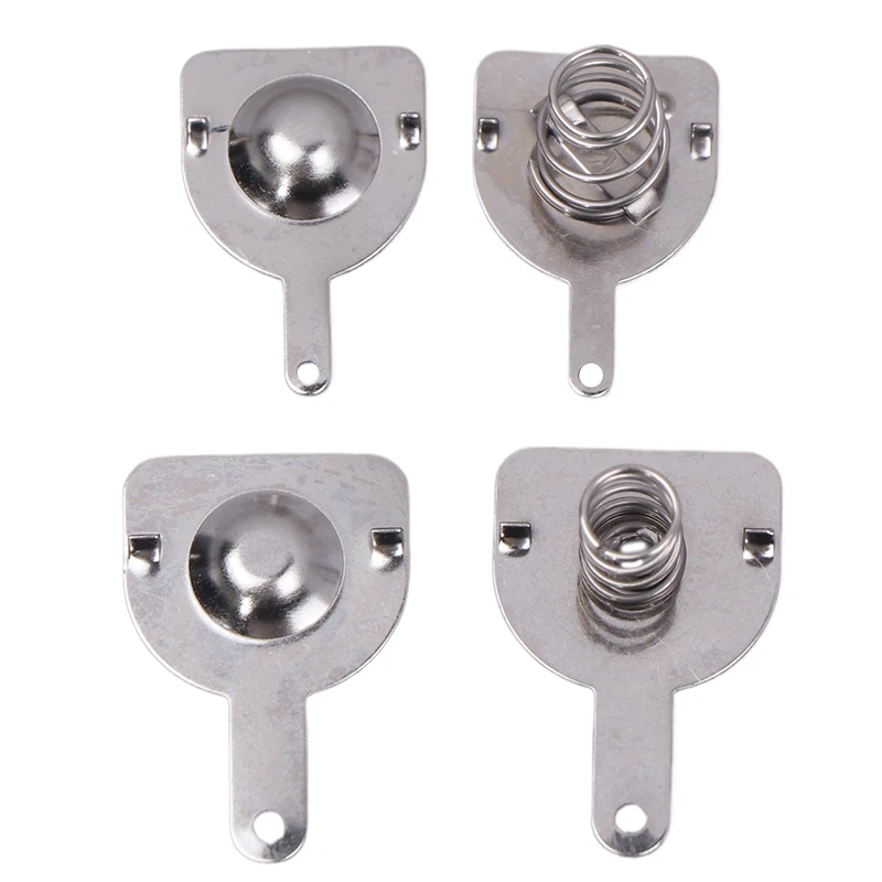 10 قطعة 16*16 مللي متر 18.5*16.5 مللي متر الربيع ورقة الاتصال صندوق البطارية الإيجابية والسلبية واحدة ثنائي القطب 18650 ورقة البطارية