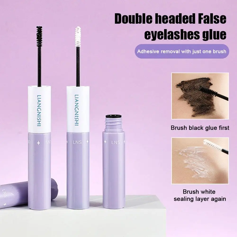 Gel per ciglia a doppia testa Waterproof Shaping 3D Feathery Tools Brow Wild Blooming High Ultra-slim Eyelash senza pigmento P M9X7