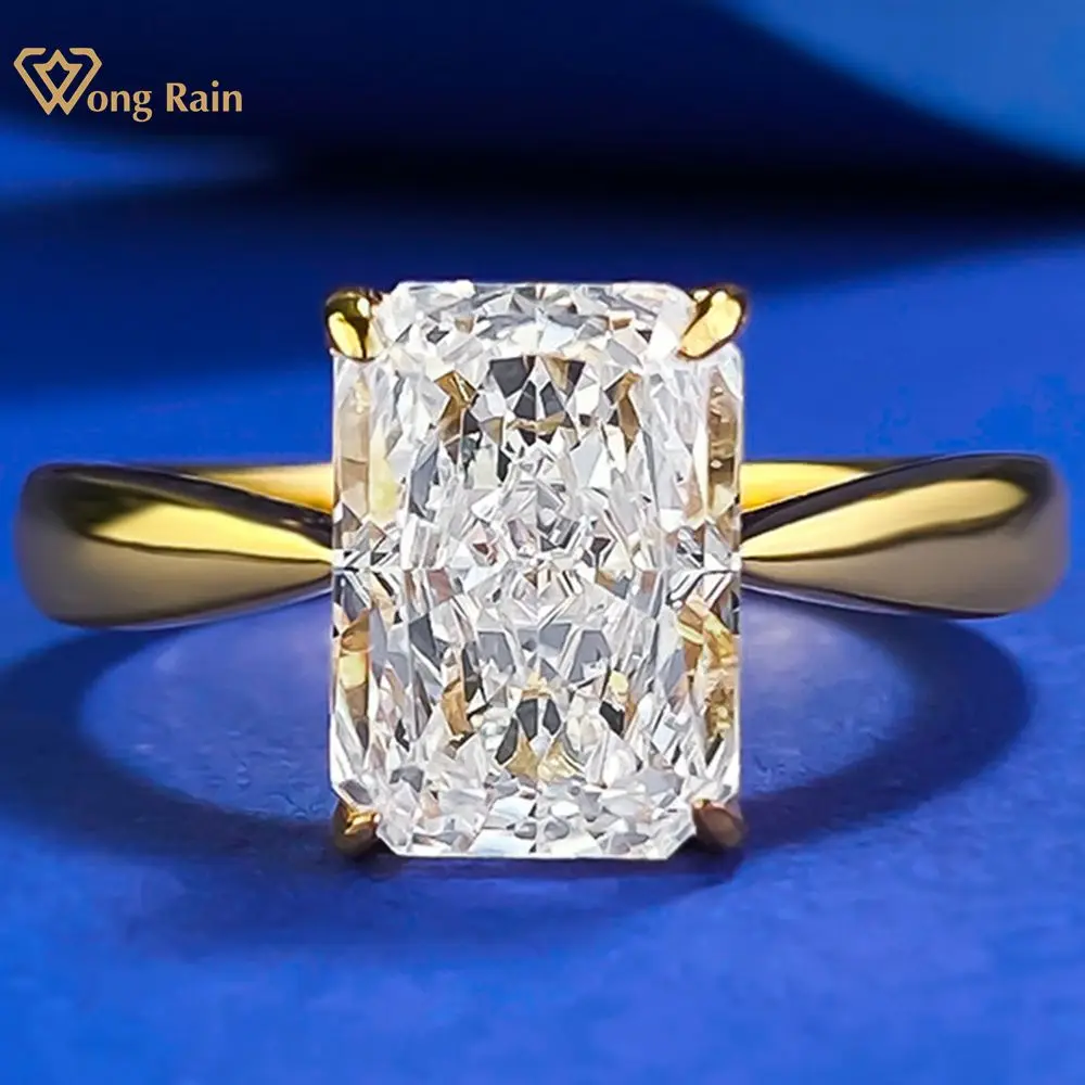 

Wong Rain Classic 925 Sterling Silver Crush Ice Cut High Carbon Diamonds Gemstone Wedding Engagement Ring Fine Jewelry Wholesale