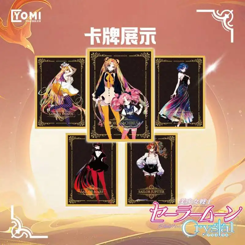 YOMI Original Anime Sailor Moon Character Card Beautiful Goddess Series Rare Exclusive Edition Collection Card Toy Gift