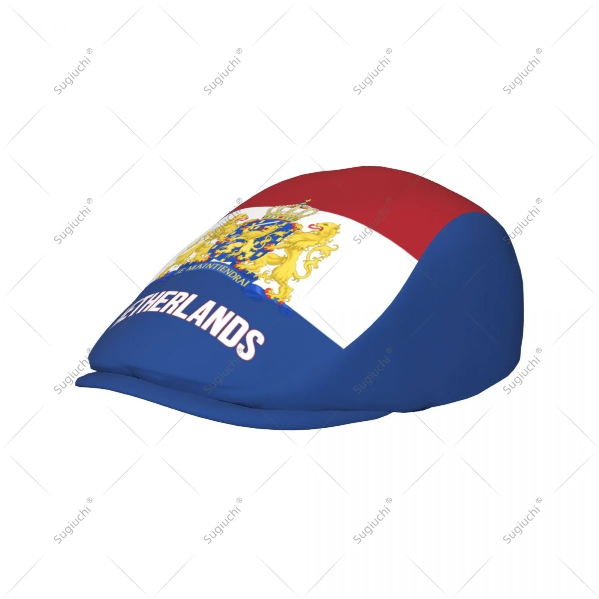 Forward cap Netherlands Flag Men Women Flat Newsboy Driving Hat Cap Short Brim for Driving Daily visors hat