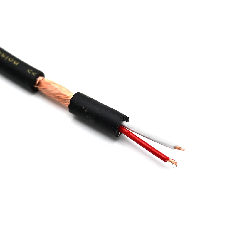 

Low Capacitance 2 Core Spiral Shielded Cable Wire High Flexible Microphone Audio 3 Pin XLR Balanced Bulk Cable for Signal Data