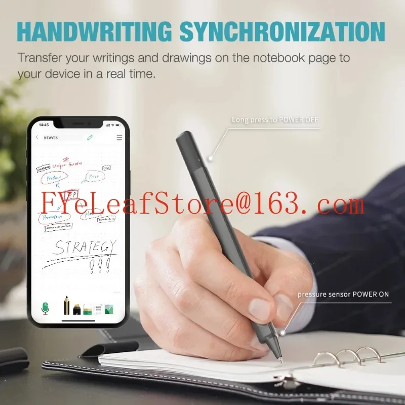 Sync Notebook Digital Video Recorder Smart Pen Handwriting Digital Notebook With Cloud Pen