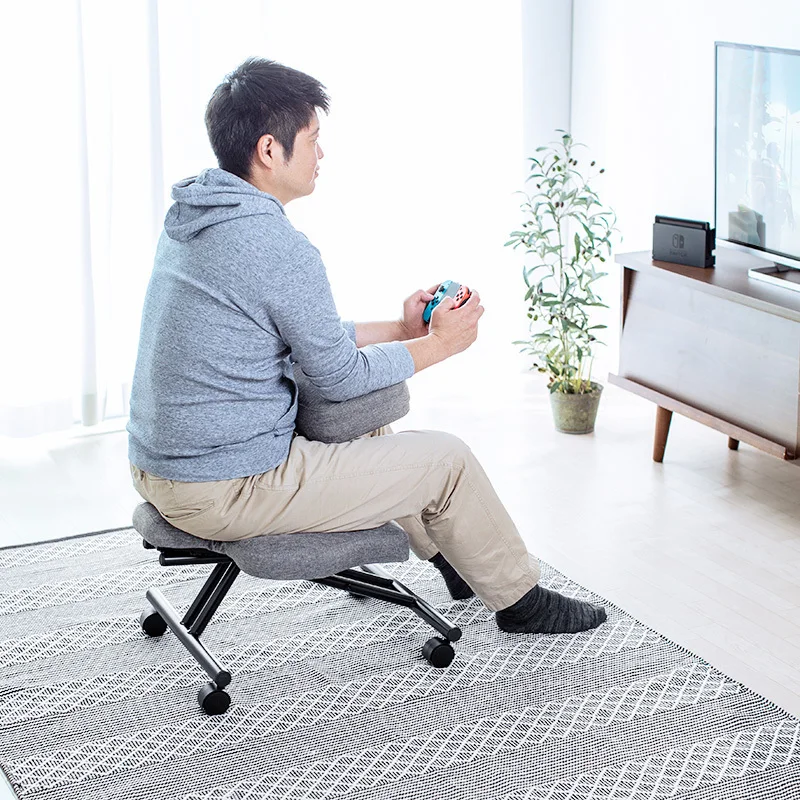 Cadeira ajoelhada-escritório em casa ergonômico banco de mesa de computador sentado ativo aliviar a dor nas costas e no pescoço amplificador melhorando postu wrxyh