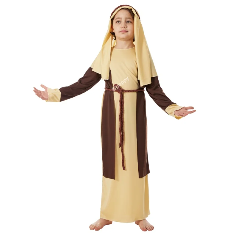 

Saint Joseph Biblical Religious Child Arabian Costume Halloween Boys Cosplay Outfits Carnival Easter Fancy Dress