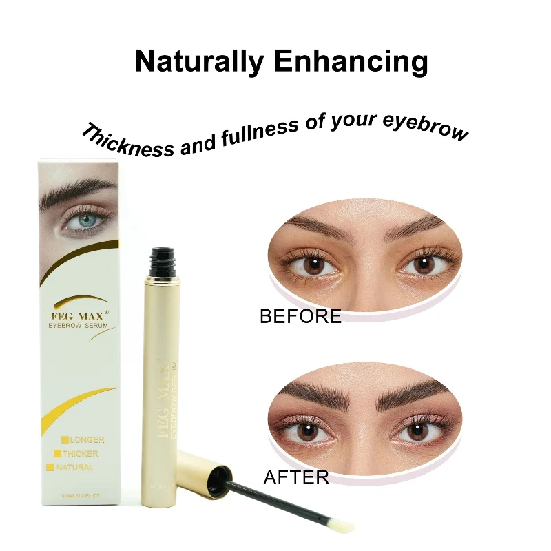 Natuurlijke Olievrije Wimpers Groei Enhancer Behandelingen FEG Vegan Lash En Brow Conditioner Groei Serum Voor Wimper Extensions