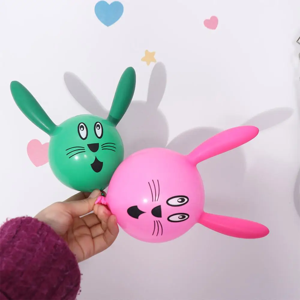 

10pcs Kids Toy 12 Inch Cute Rabbit Latex Balloons Thickened Inflatable Ball Rabbit Ear Balloons Cartoon Animal Balloons Birthday