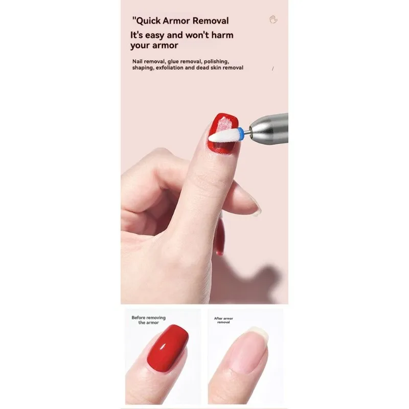 

ABZA-высокоскоростное маникюрное устройство с 12 насадками для шлифовальной головки-электрический набор пилочек для ногтей-портативный для ухода за ногтями