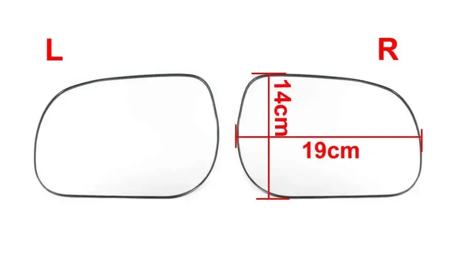 For Toyota RAV4 2009 2010 2011 2012 Car Accessories Rearview Side Mirrors Lens Door Wing Rear View Mirror Glass with Heating