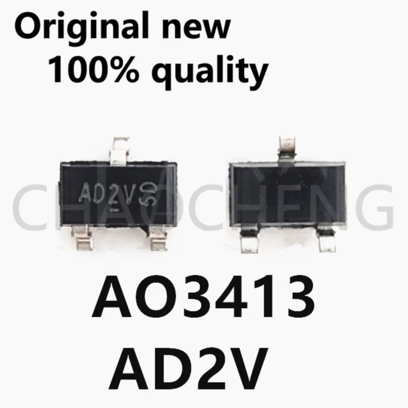 (100pcs)100% New AO3413 sot23-3 Chipset