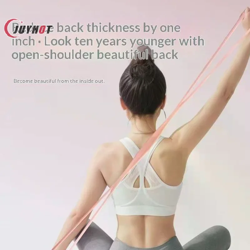 Figure 8 Resistance Band - Silikon-Figur-8-Widerstandsbänder mit verschiedenen Spannungsstufen für Yoga,