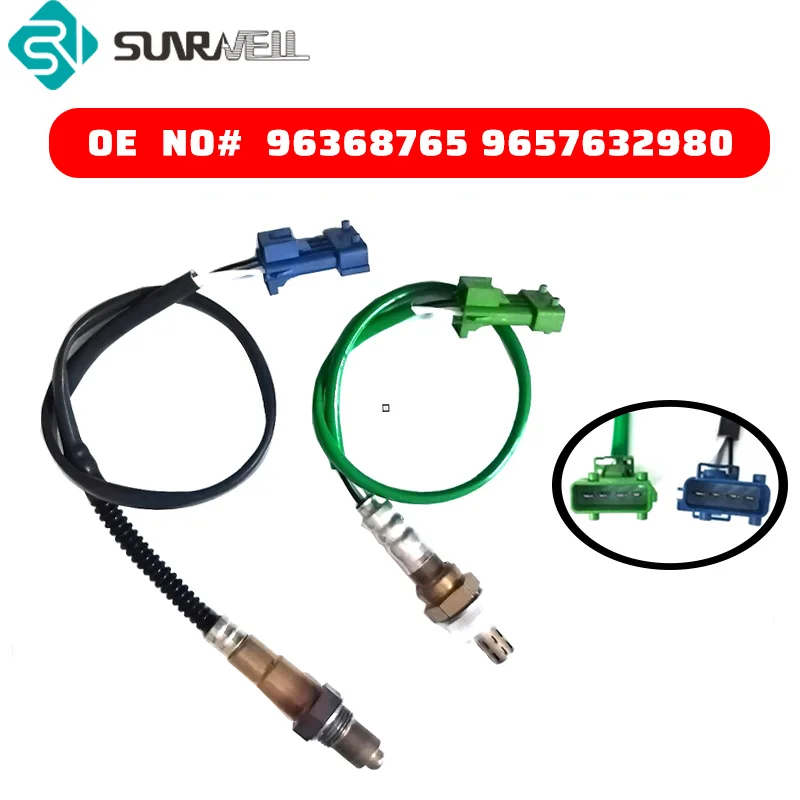 Sensor de oxígeno con sonda Lambda para coche, accesorio para PEUGEOT 96368765, 9657632980, 1007, 106, 206, 207, 306, 307, 406, 407, 607, BIPPER