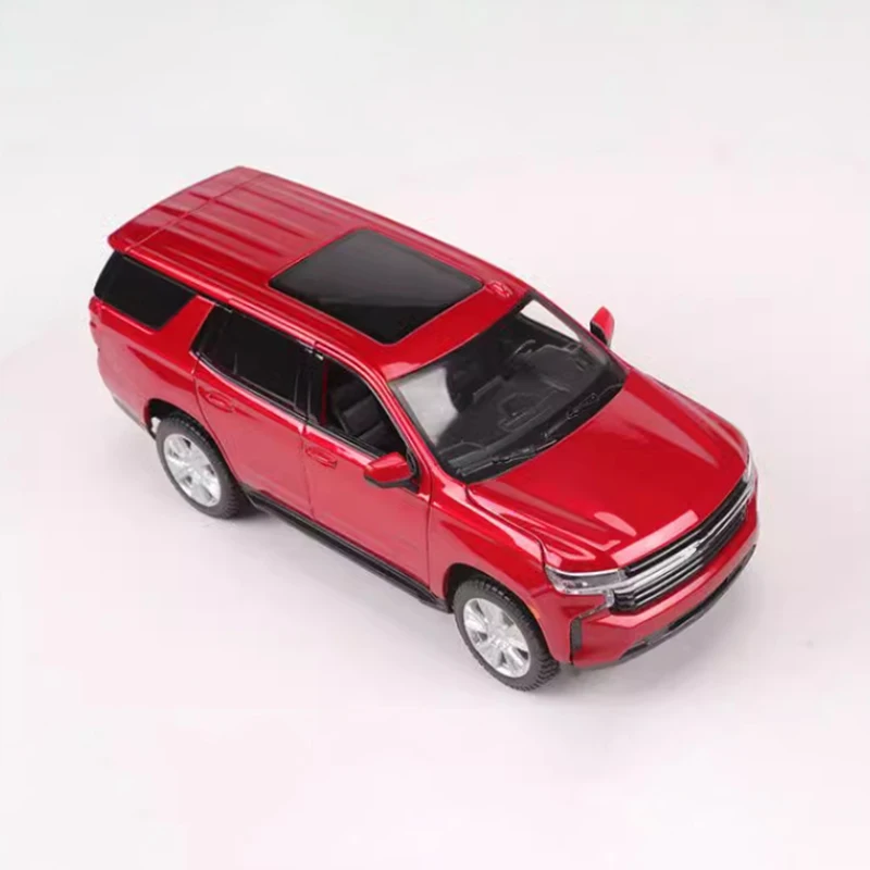 Diecast 1:26 Scale Tahoe 2021 Alloy SUV Car Model Simulation Toy Finished Product Collection Gift Static Model Display Souvenir