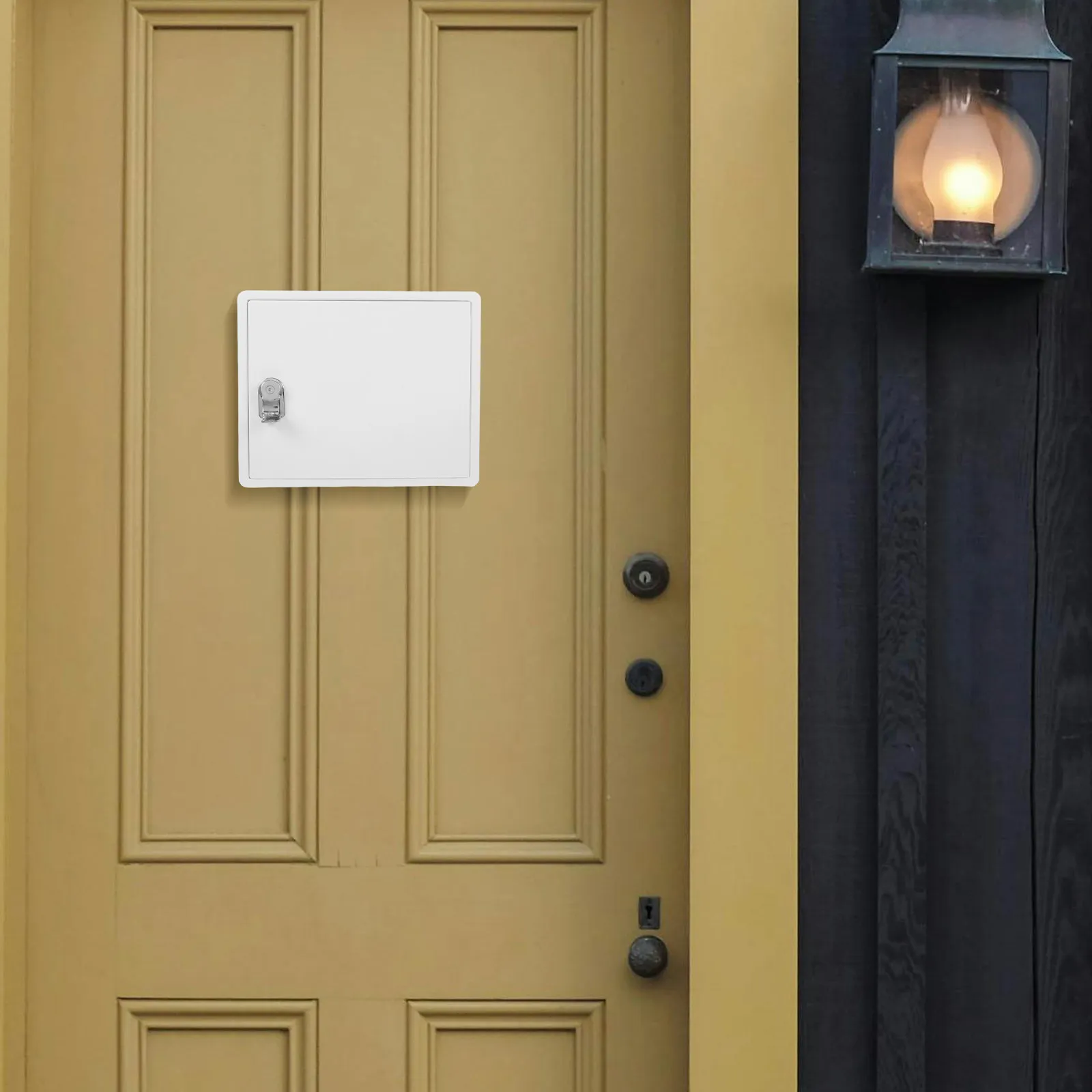 Lockable Wall Mounted Milk Box Large Storage Container for Home Outdoor Milk Distribution and Secure Key Storage