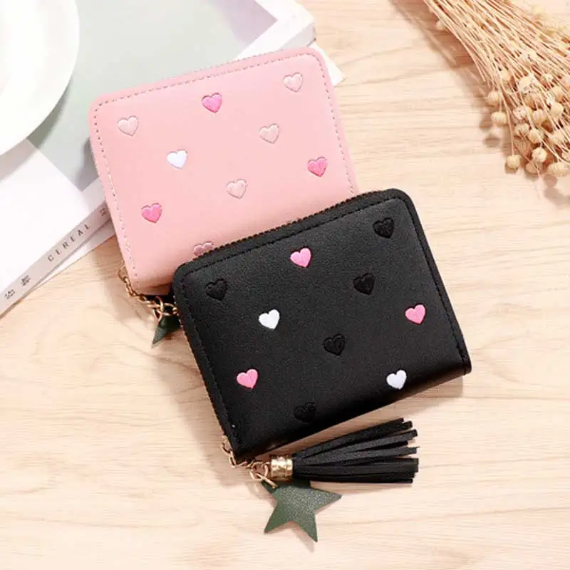 PU Simulation Leather Card Bag CHILDREN'S Wallet Mini Small Card Bag Multifunctional Change Storage Bag