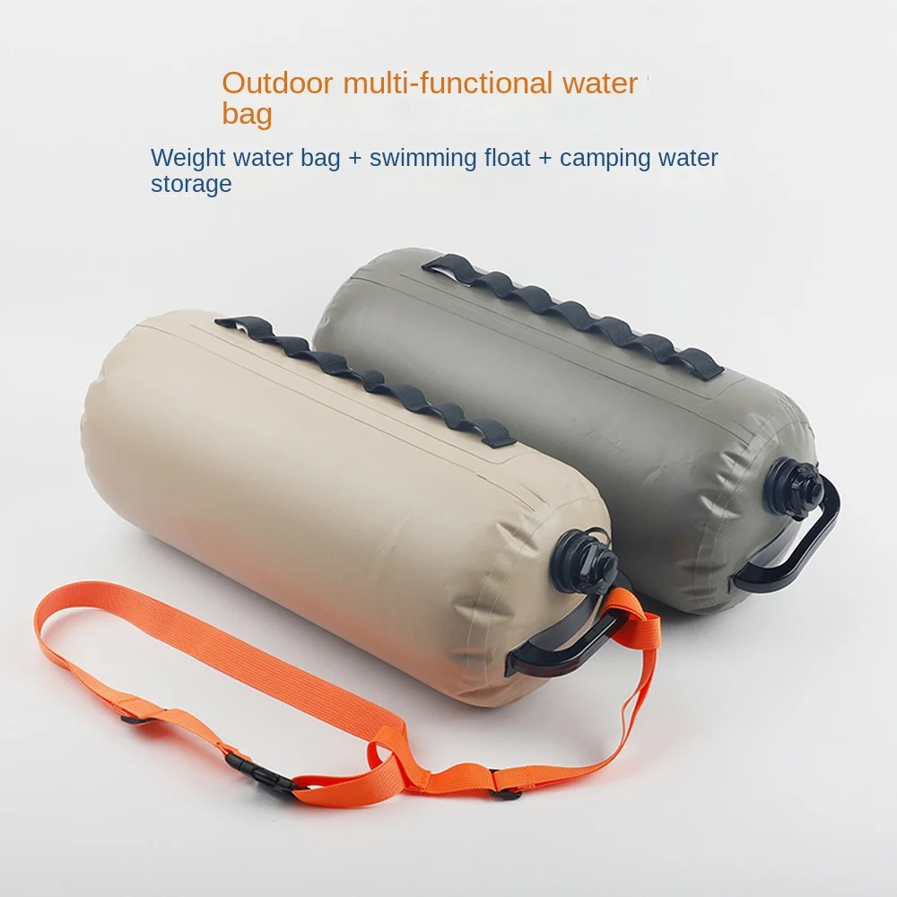 

Outdoor Drift Buoy Buoyancy Bag Thickened Float Swimming Buoy Bag Portable with Belt Multifunctional Swim Buoy Camping