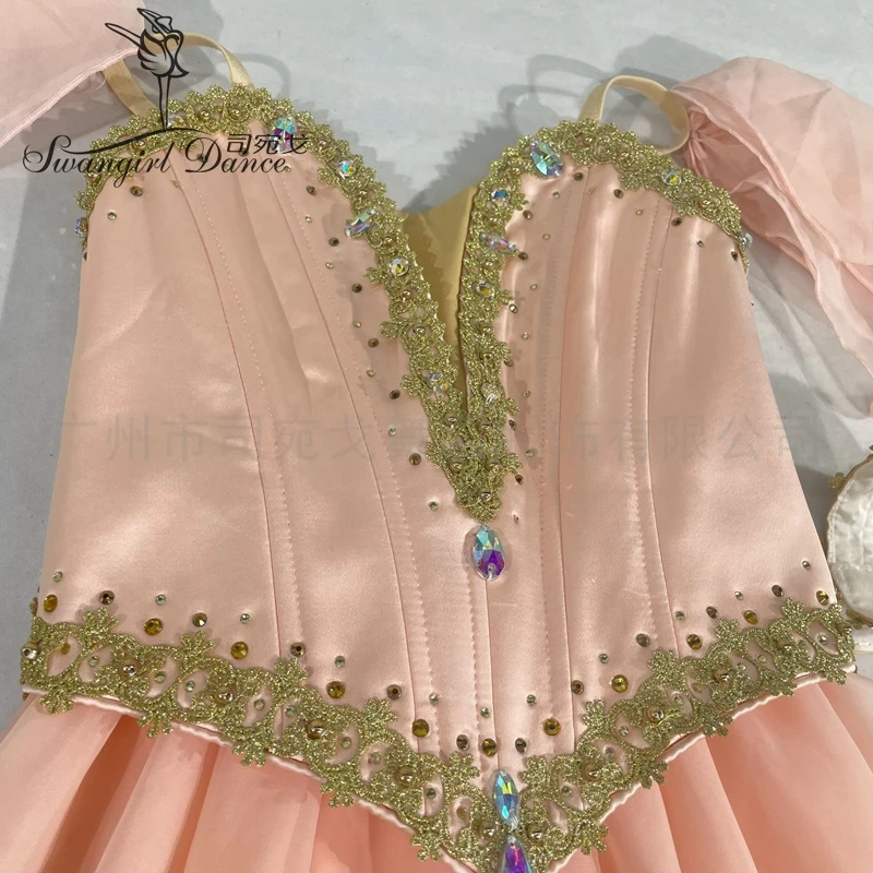 Robe de Ballet de compétition Talisman Variation, rose pêche C, robe de ballerine professionnelle BT4422