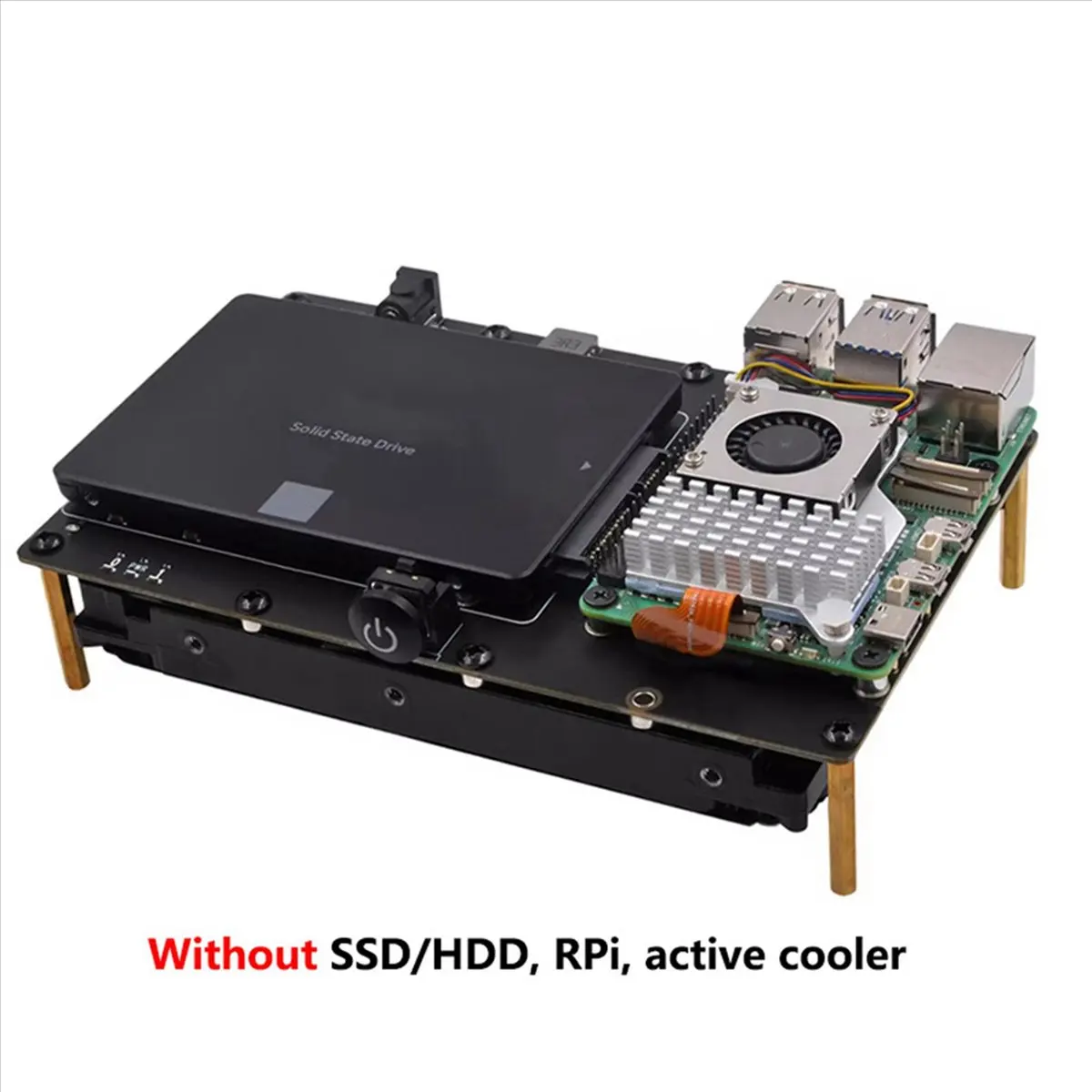 

X1008 PCIe to 2.5 Inch HDD / SSD + 3.5 Inch HDD Shield for 5