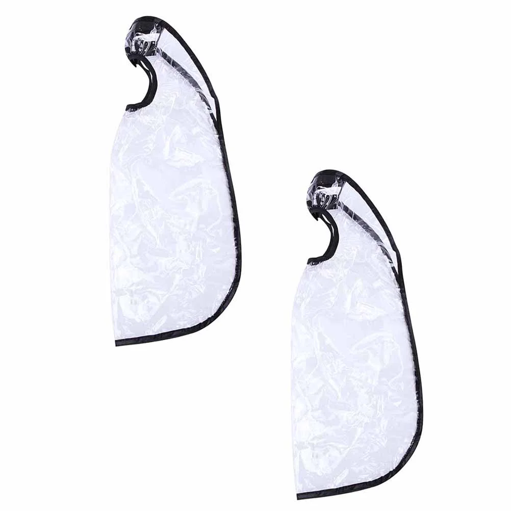 

2 Pcs Elderly Shampoo Bib Hair Salon Apron Cape Styling Dye Plastic Pp Durable Capes Oil Treatment Dressing Tool