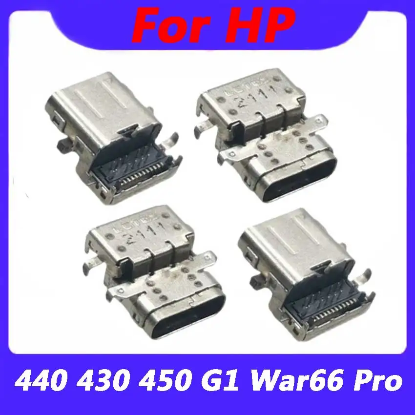 1-10Pcs Type C Power Port Charging Connector Jack Female Socket For HP 430 440 450 war 66 PRO Probook G12 Laptop DC Power Dock