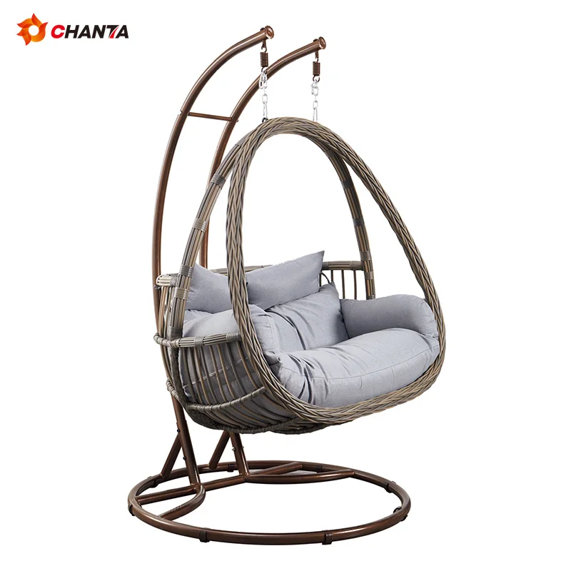 Stylish Romantic Swing Bed With Canopy Olefin Cushion For Patio,Porch,Garden,Backyard And Deck