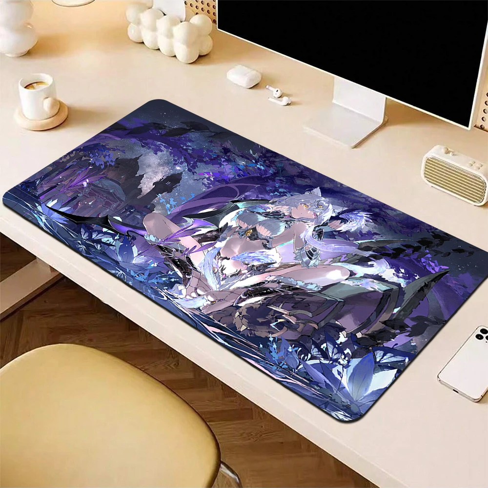 

Kawaii Anime Girl Mouse Pad Large Mousepad Gamer Non-Slip Gaming Mouse Mat Notebook Laptop Desk Mat 90x40cm Rubber Keyboard Pad