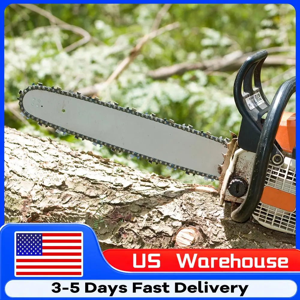 

12-дюймовая металлическая цепь для электропилы, 22 зуба, 45 приводных звеньев, запасные части для цепных пил, шаг 3/8 дюйма, аксессуар для электропилы