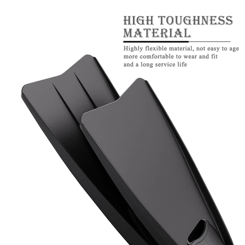 Imagen 2 del producto Aletas de natación flotantes largas, aletas de entrenamiento para todas las edades, mejora la posición corporal de la técnica de patadas para snorkel, buceo, adultos, hombres y mujeres