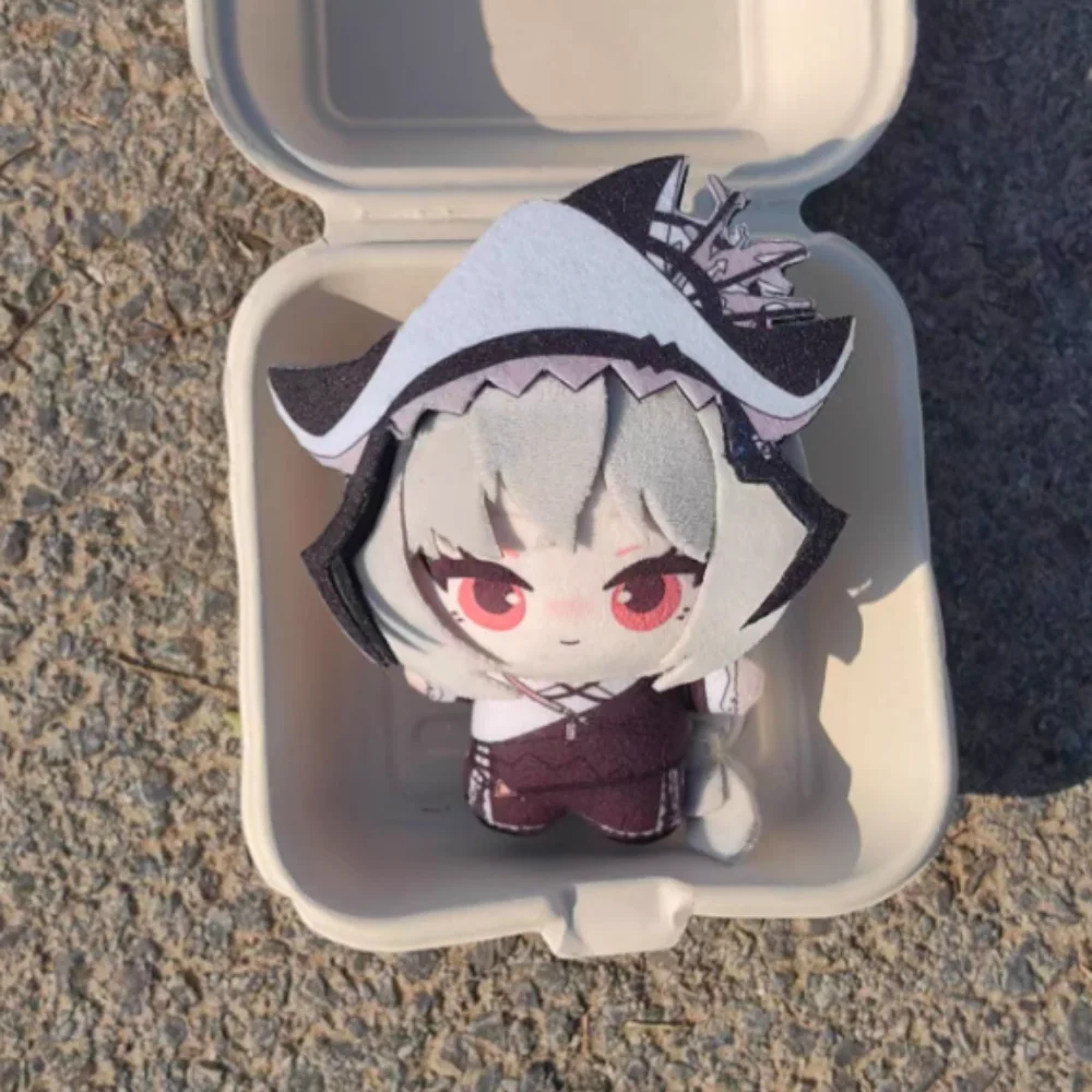 

Игра 10 см Arknights Wisadel, милая хлопковая кукла с принтом, плюшевая игрушка для рюкзака, подвеска, брелок, подарок на день рождения