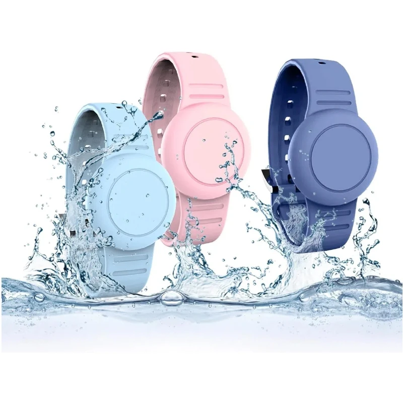 

For AirPods AirTag Tracker Wristband - Silicone Waterproof Protective Case | Perfect for Kids & Adults