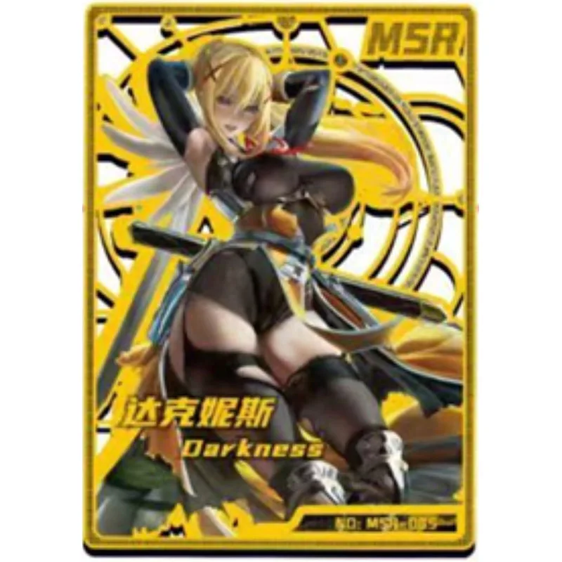 Anime Goddess Carnival Rare Flash Cards MSR Tokisaki Kurumi Nero Kochou Characters Hot Stamping Collectible Card Toy Gift