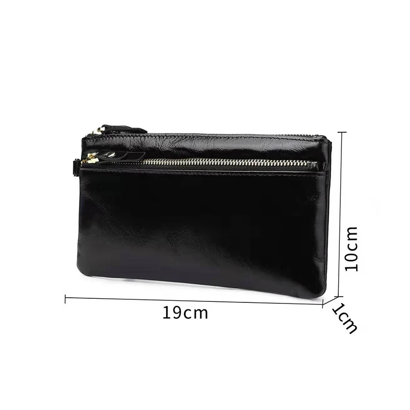 RanHuang New 2024 Women\'s Fashion Genuine Leather Wallets Vintage Long Wallets Female Multifunction Purses Clutch Bags B302