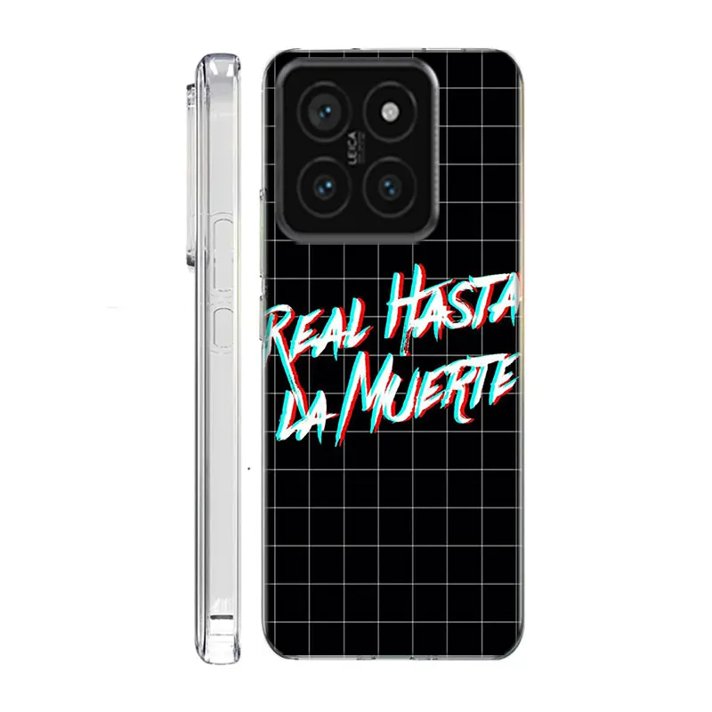 Anuel AA Real H-Hasta La M-Muerte Clear Phone Case For Xiaomi Poco F6 F5 Pro F3 X5 X4 NFC F4 X3 GT M5 M5S M4 M3 Pro F2 F1 Cover