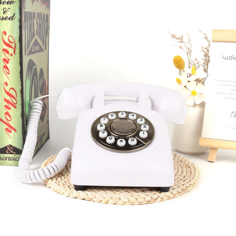 CHEETA Audio Guestbook Wedding Phone Retro Design Wireless Connection Mobile Phone Customized Audio Suitable for Wedding Banquet