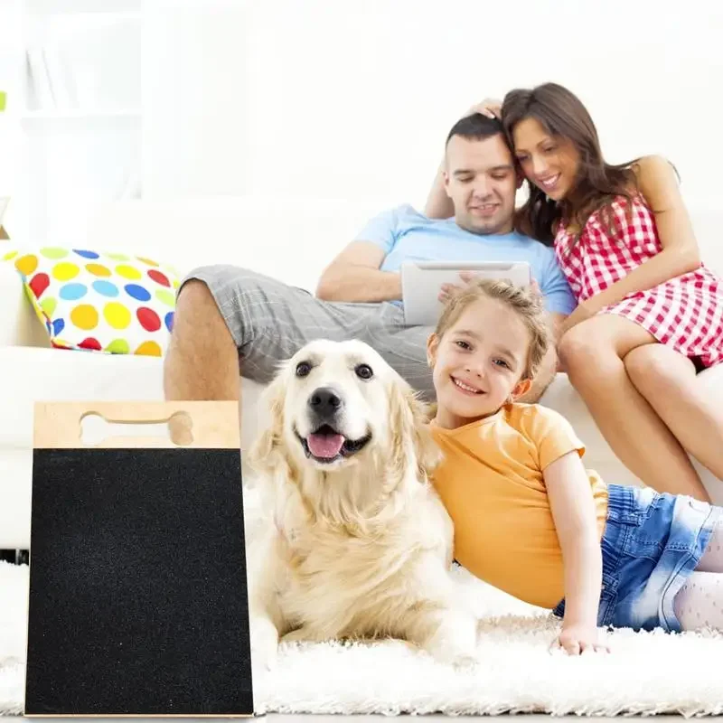 Dog Scratching Board For Nails Pet Nail File Board Paw Care Trimming Grinding Sandpaper No Debris Falling Wear-Resistant For Pet